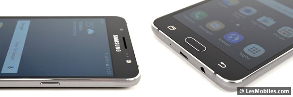 Samsung Galaxy J5 : webcam et tranches