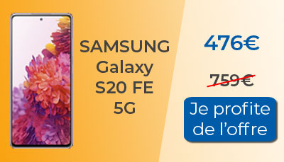 Le Samsung Galaxy S20 FE est à 476? chez Rakuten