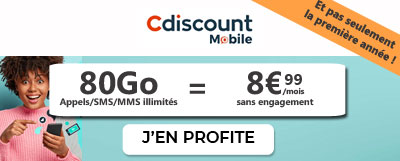 Cdiscount Mobile 80Go