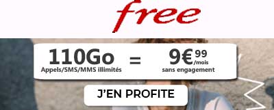 promo Free Mobile 110Go
