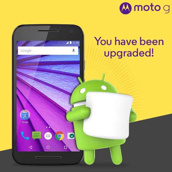 Motorola Moto G (3e Gen.) : Android Marshmallow commence à être déployé