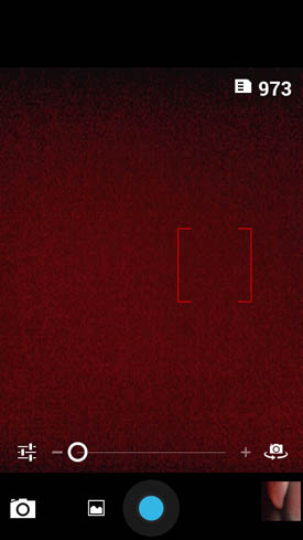 Wiko Cink Peax : menu appareil photo