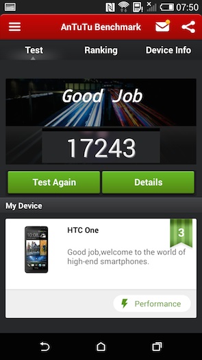 HTC One mini 2 AnTuTu
