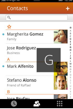 capture d'écran de Firefox OS