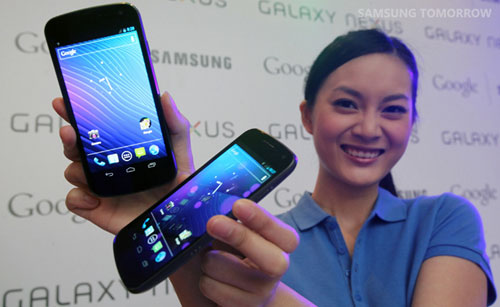 Samsung Galaxy Nexus Google Android 4.0 ice cream sandwich