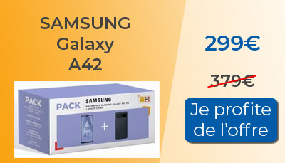 Samsung Galaxy A42 5G en promo chez Darty