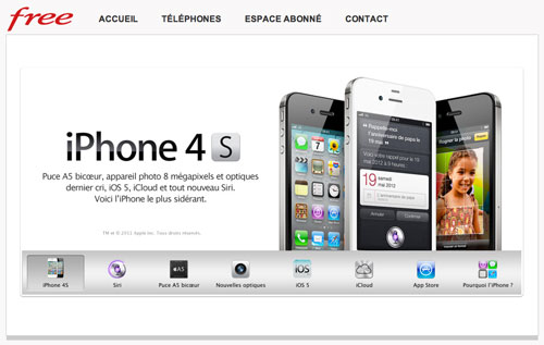 Free Mobile : l'iPhone 4S n'est toujours pas disponible