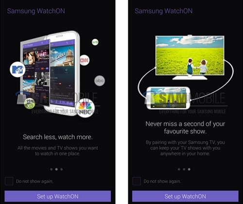 Samsung WatchON et S Health : les prochaines versions se dévoilent à travers quelques screenshots
