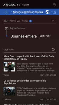 Alcatel OneTouch GO Play : OneTouch Stream