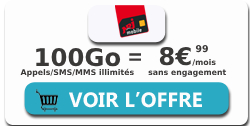 promo forfait NRJ Mobile 100Go