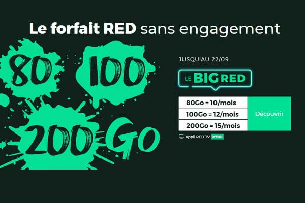 Les énormes promotions RED by SFR expirent ce soir à minuit !