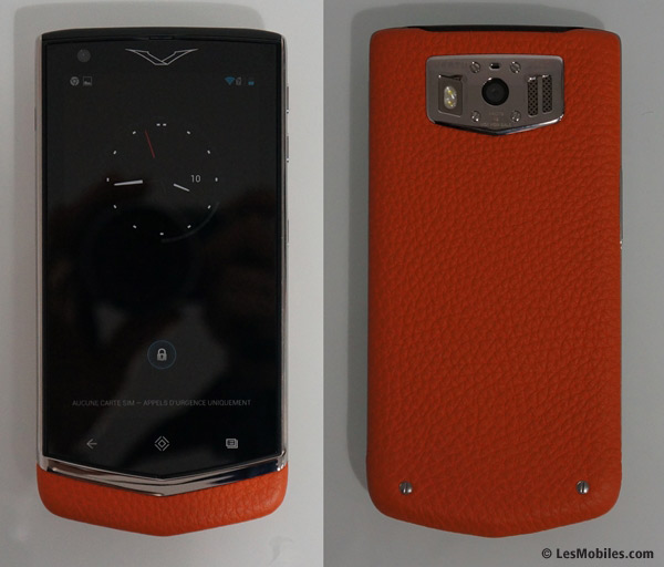 Vertu Constellation : faces avant et arrière