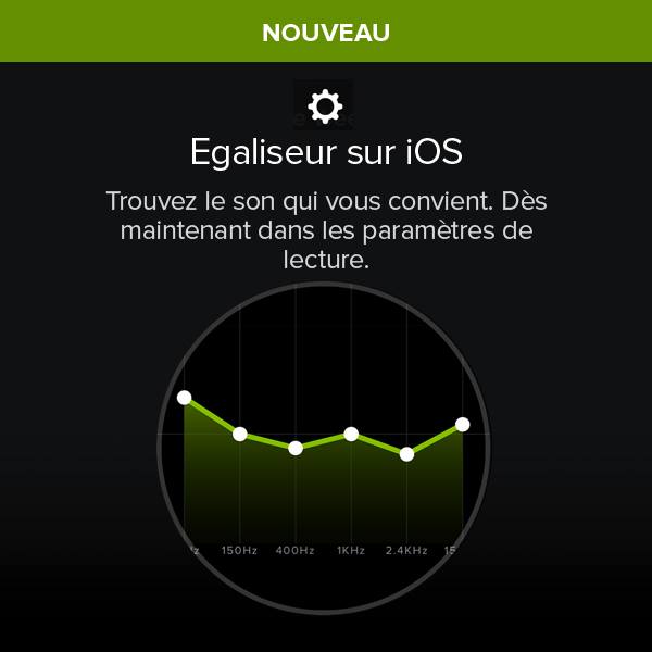 Spotify intègre un égaliseur dans son application iOS