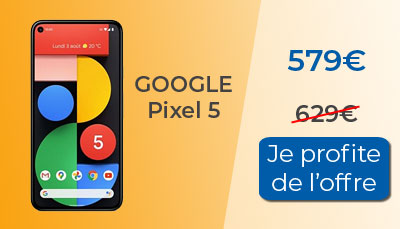 Le prix du Google Pixel 5 est en chute de 50?