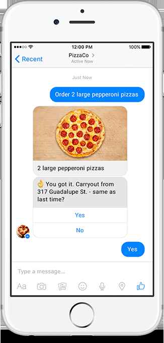 Pizza Hut adopte un chatbot pour Facebook Messenger