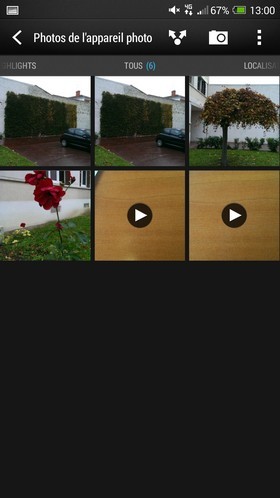 HTC One Max ; multimédia