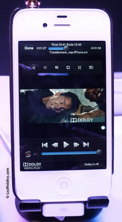 iOS : CineXplayer, le premier lecteur vidéo compatible Dolby Digital (CES 2012)  