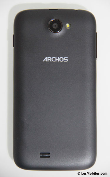 Dos de l'Archos 40 Titanium