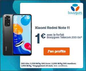 Xiaomi 11T promo Bouygues Telecom
