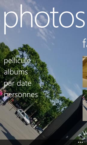 Nokia Lumia 925 : menu multimédia