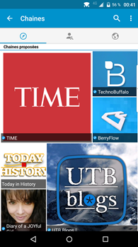 Blackberry Priv : chaînes dans BBM