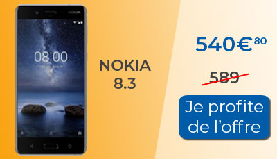 Promo Rakuten : Nokia 8.3 en à 540?