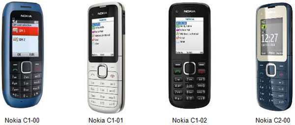 Nokia lance quatre nouveaux mobiles Cseries