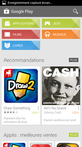 Wiko Cink Peax 2 : playstore