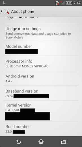 Sony Xperia Z3 Compact : les premiers éléments de sa fiche technique
