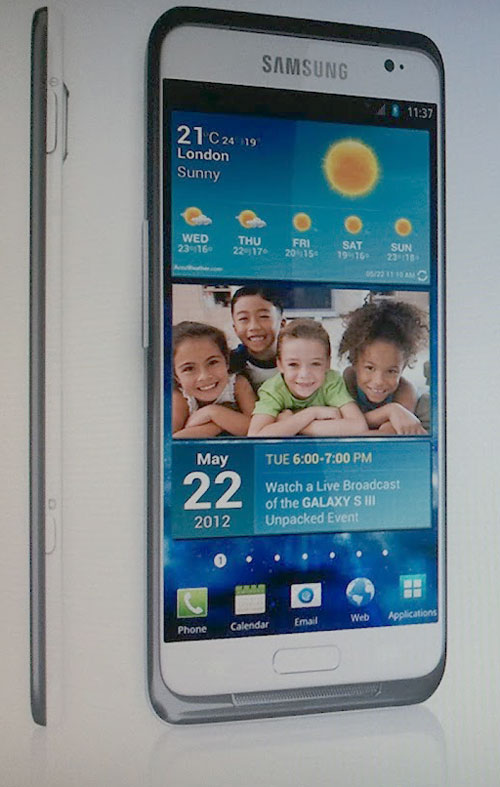 Samsung Galaxy S3 nouvelle fuite