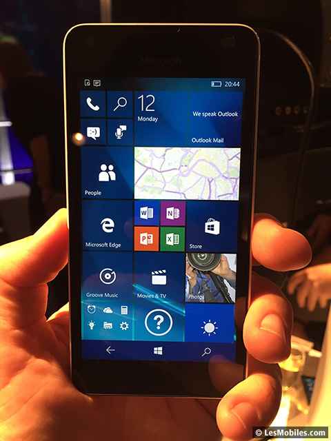 Le Microsoft Lumia 550 est disponible