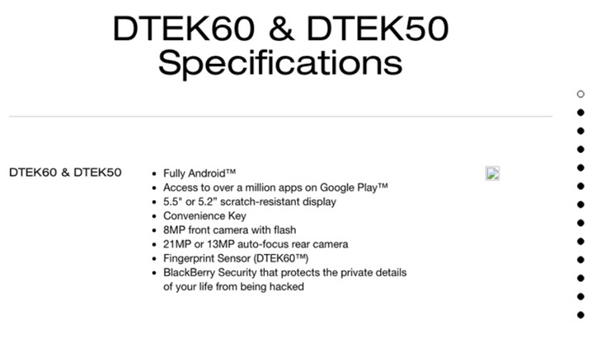 BlackBerry DTEK60 : un nouveau smartphone haut de gamme à venir ?