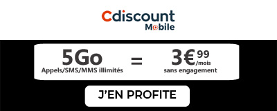 promo forfait cdiscount mobile