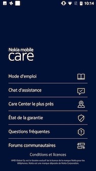 Nokia 6 interface