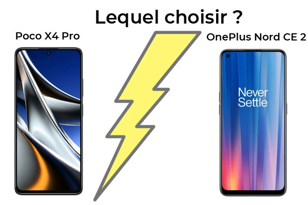 Poco X4 Pro vs Oneplus Nord CE 2 : lequel acheter ?