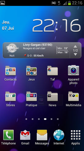  Test Samsung Galaxy S3 : système d'exploitation OS