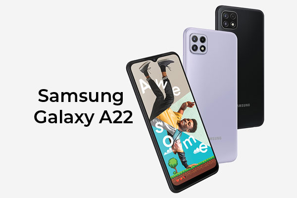 Samsung présente officiellement les nouveaux smartphones Galaxy A22 4G et Galaxy A22 5G, la 5G abordable