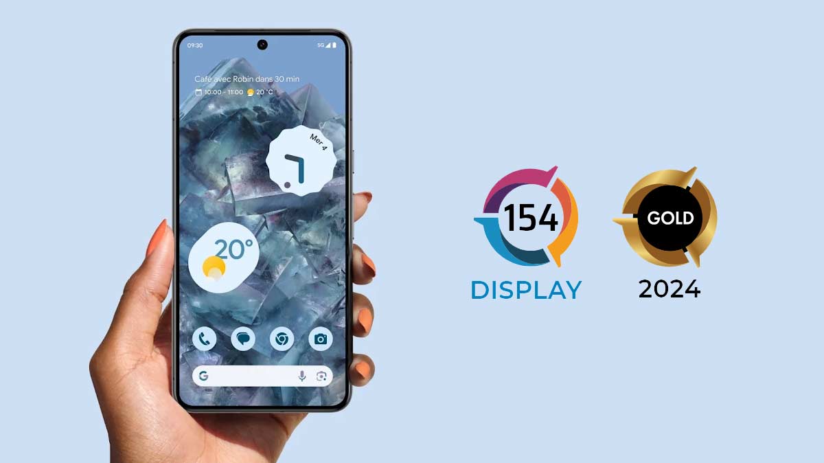 L’écran du Google Pixel 8 Pro est de tout premier ordre, le meilleur au monde, selon DxOMark