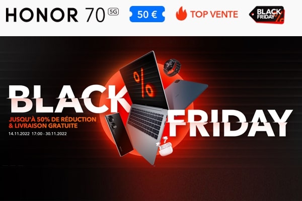 Honor 70: C'est le Black Friday en avance chez Honor, il est à petit prix !