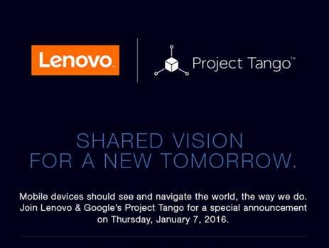 Google Tango : une version smartphone dévoilée au CES 2016 avec Lenovo ?
