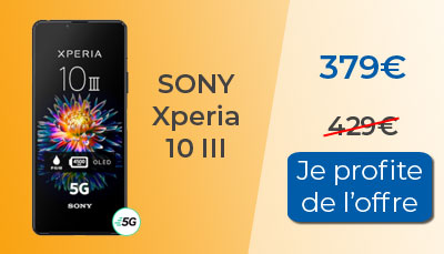 Le Sony Xperia 10 III chez RED by SFR