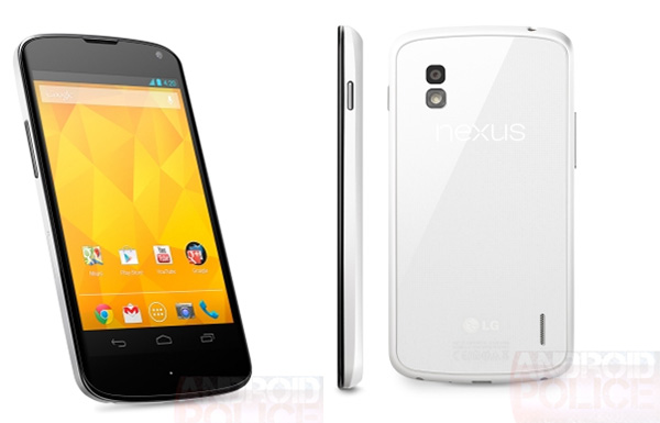 Google Nexus 4 : la version blanche pour le 10 juin, avec Android 4.3 ?
