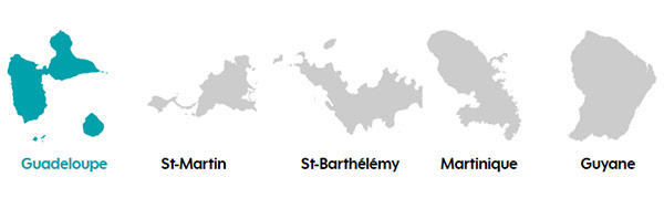 Sosh Caraïbe : les départements