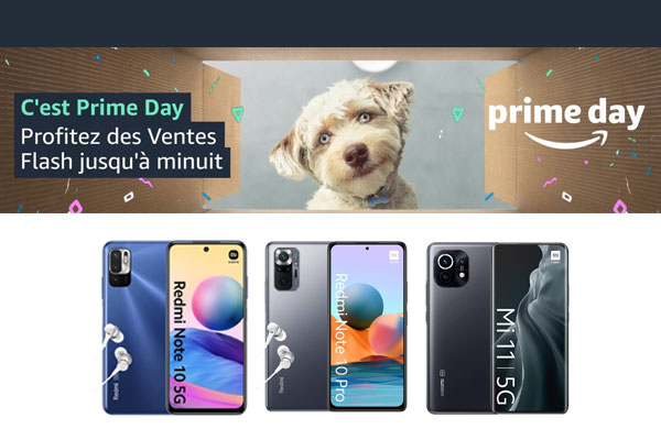 Promo Xiaomi : pendant les Prime Days les Redmi Note 10, Redmi Note 10 Pro et Mi 11 sont en promotion