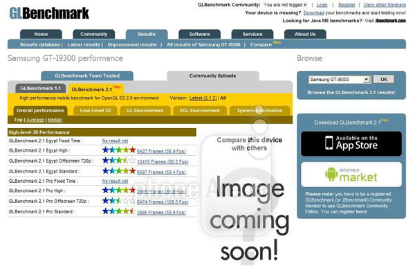 Samsung Galaxy S3 : les premiers résultats de benchmarks font surface, avec des performances impressionnantes à la clé