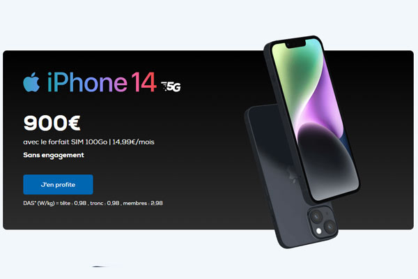 Découvrez la promotion de La Poste Mobile : l'iPhone 14 à 900€ !