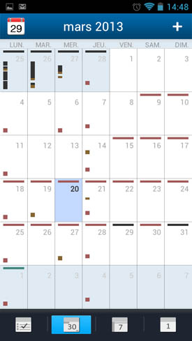 Wiko Cink Peax : agenda