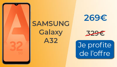 Le Samsung Galaxy A32 5G est à 269? au lieu de 329?