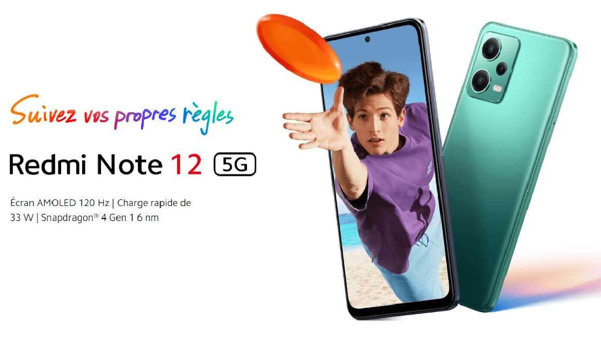 Xiaomi Redmi Note 12 5G : son prix baisse d'un quart chez ce marchand et passe à presque 200 € !