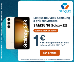 promo Galaxy S23 Bouygues Telecom